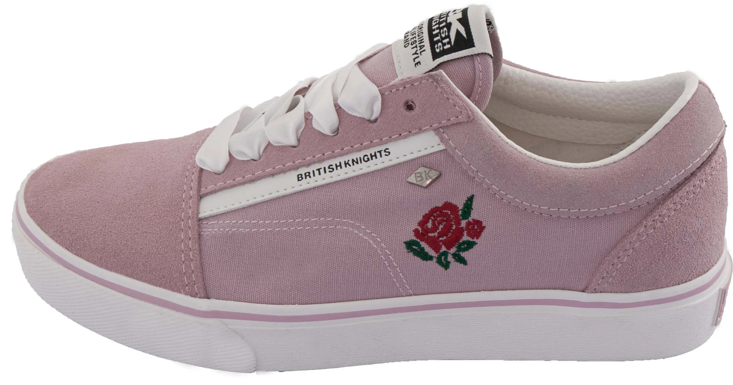 Trendy Britse Ridders Dames Sneakers Lichtroze Maat 41