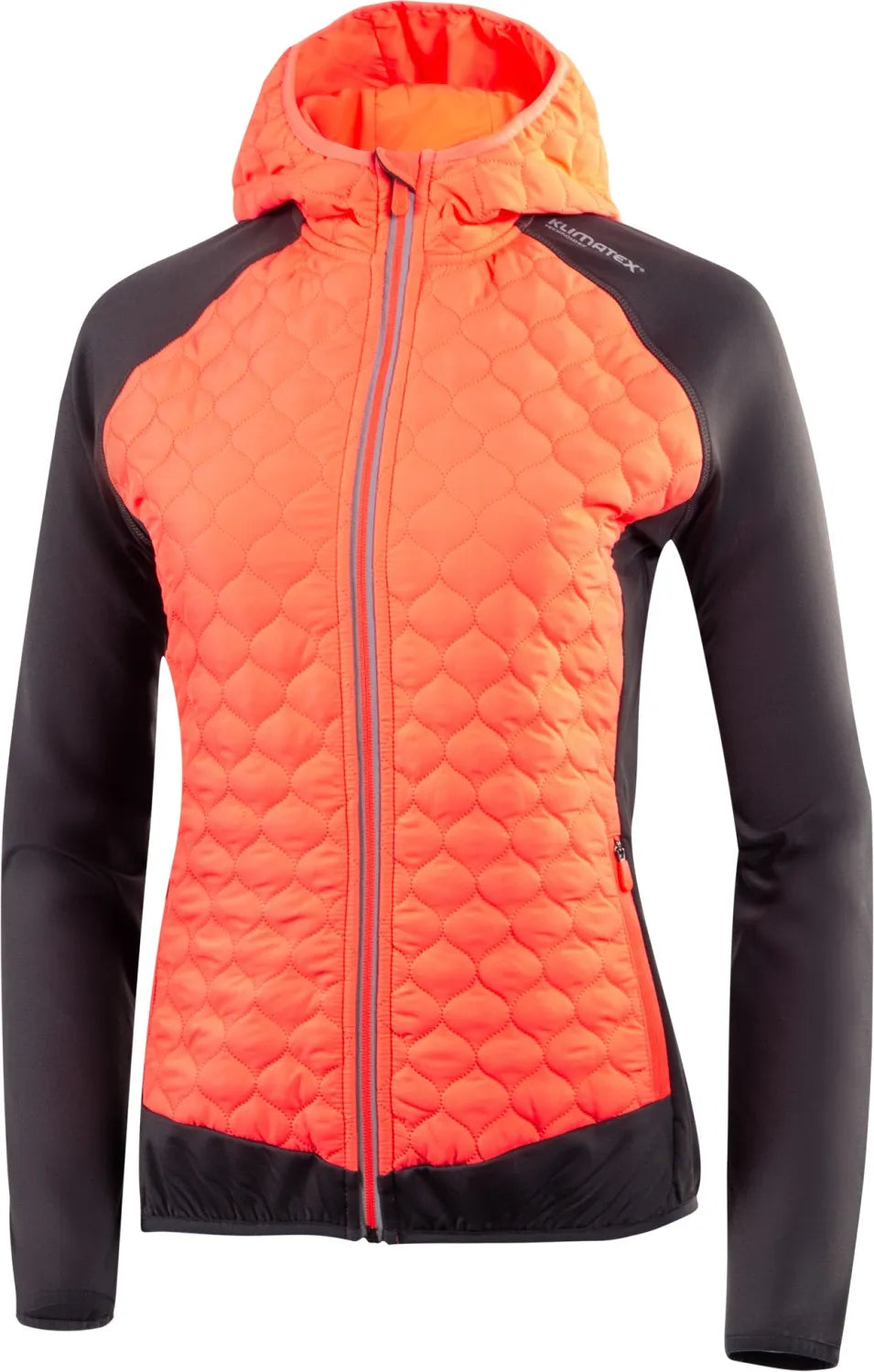 Kvinders sweatshirt Klimatex Romy Black-Orange, XS
