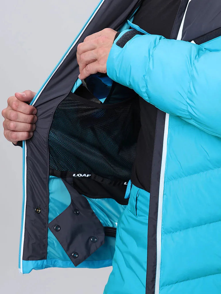 Ski impermeabile -jack uomini blu 3xl - caldo e traspirante