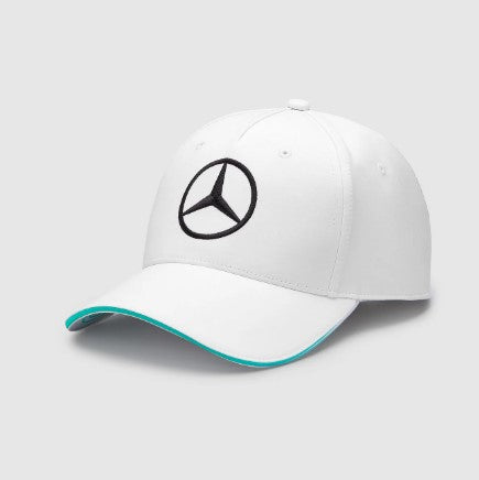 Mercedes AMG Petronas Witte Baseball Cap - Unisex Racingstijl