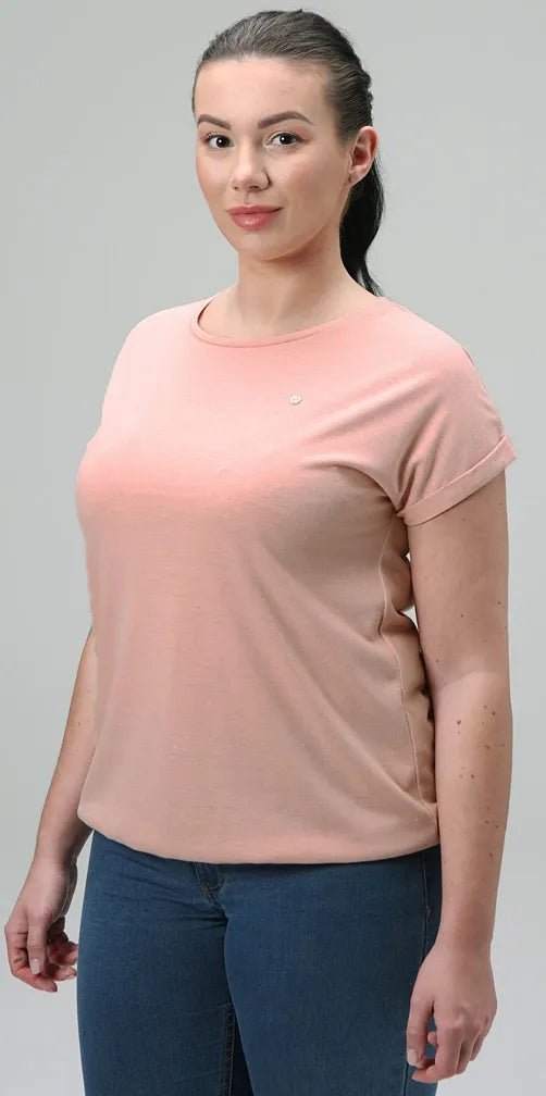 Ladies T-Shirt LAP Buda Pnk M: Comfort & Cotton