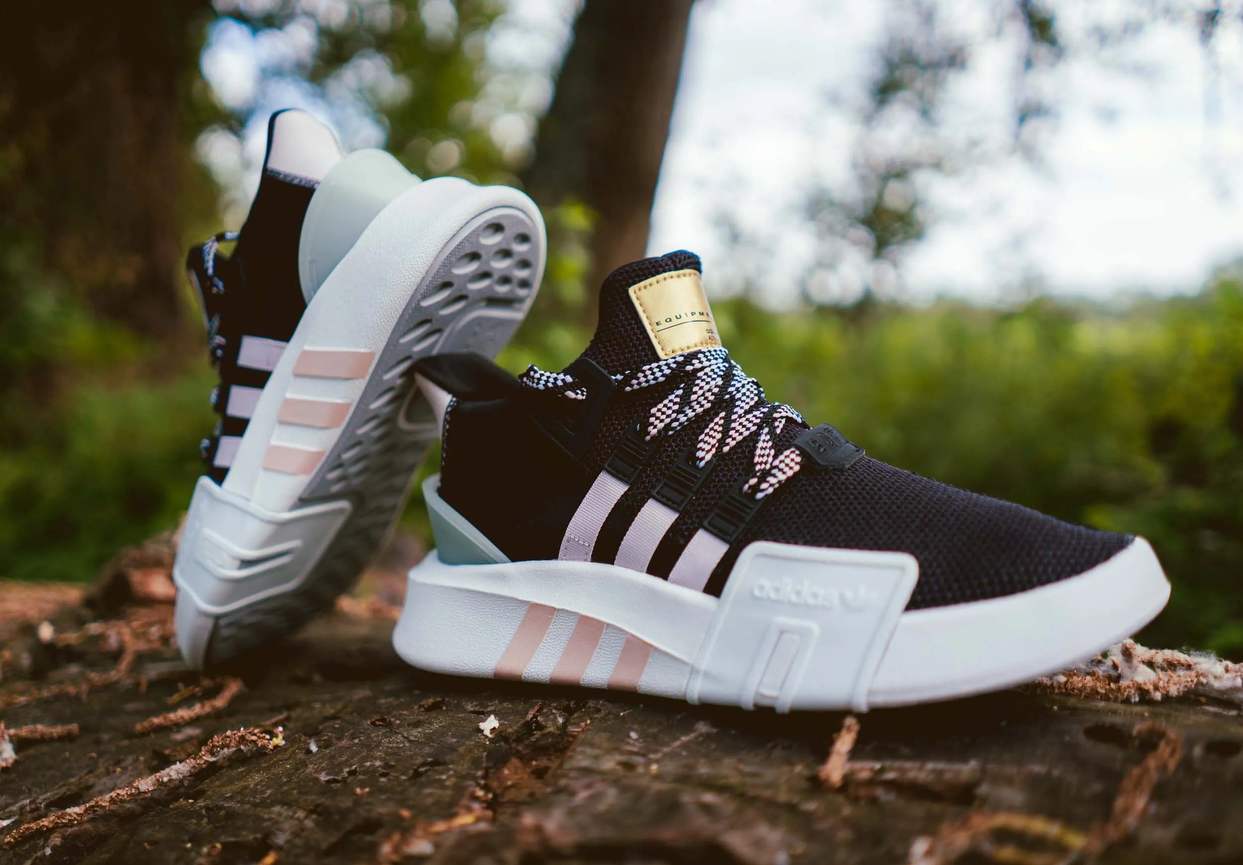 Adidas Eqt Bask Adv Ladies Sneakers Black-Orchid 37 1/3