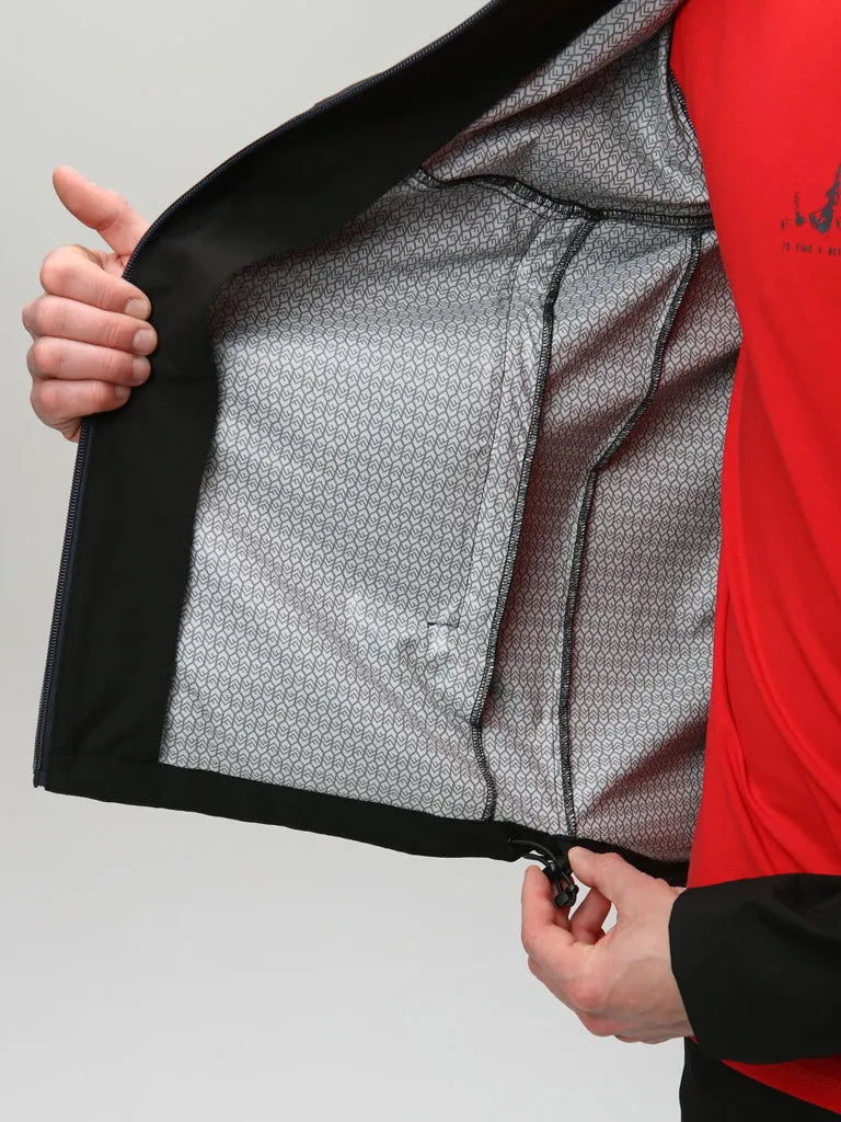 Herenloeding ulvar jas zwart zwart 3xl