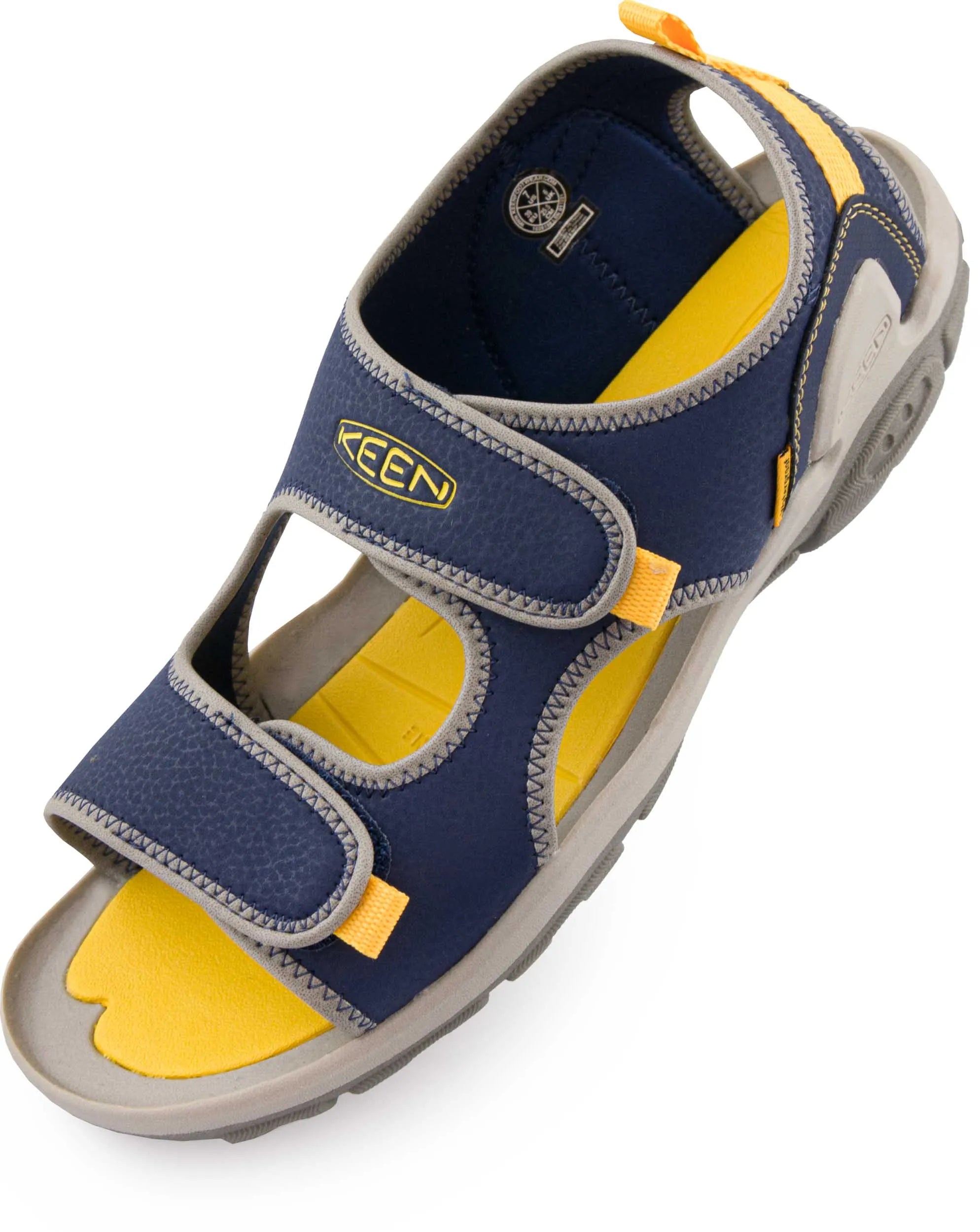 Keen jr knotch creek ot blue depts-yellow junior shoes blue 39
