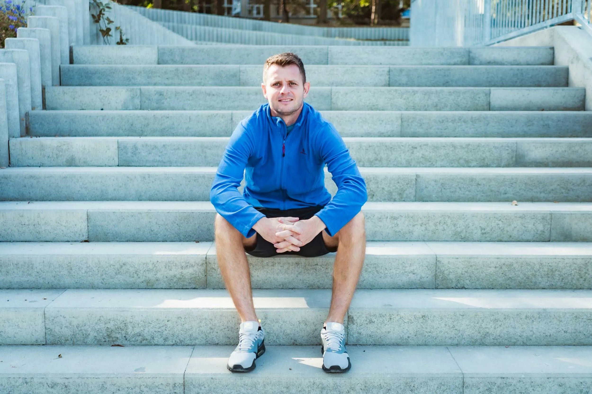 Athl do moletom masculino. DPT Jurassic Royal Blue, S