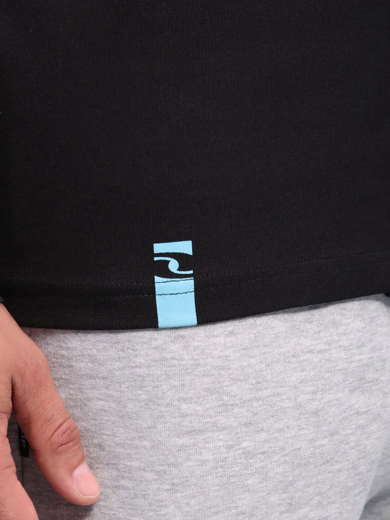 Andningsbara mäns t-shirt loap alek l från bomull