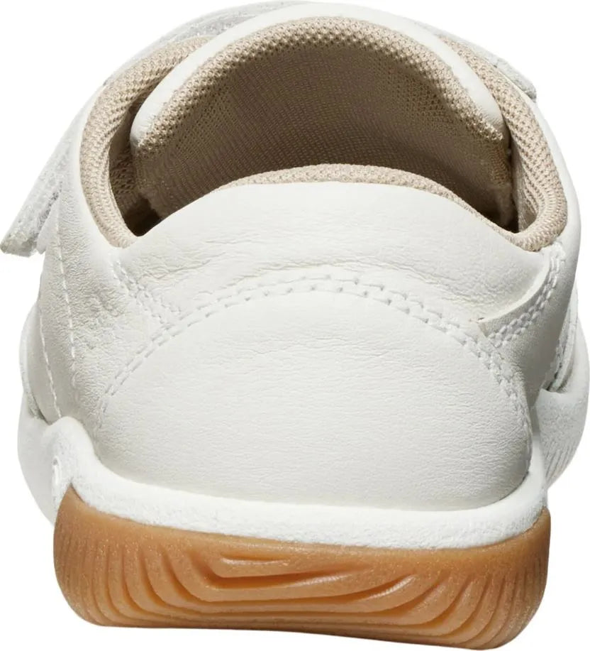 Keen jr knx t-toe ds y-star white/star white kids' leather shoes 36