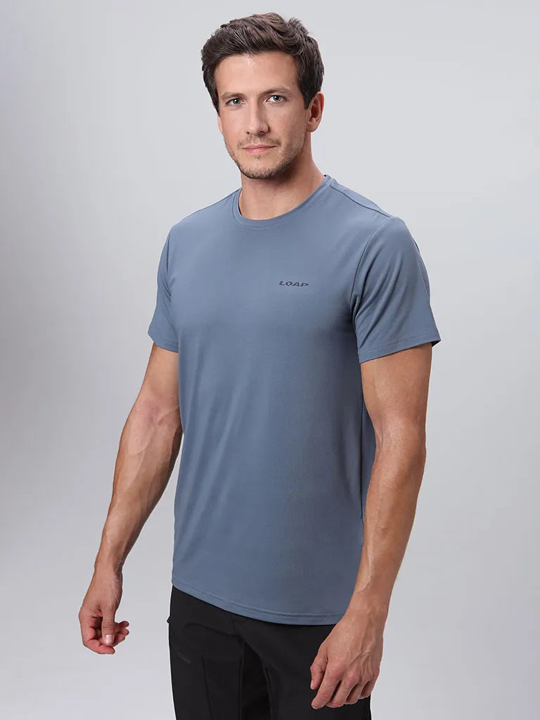 Loap Byyrad Blue Men T -Shirt 2xl - Cotton & Comfort