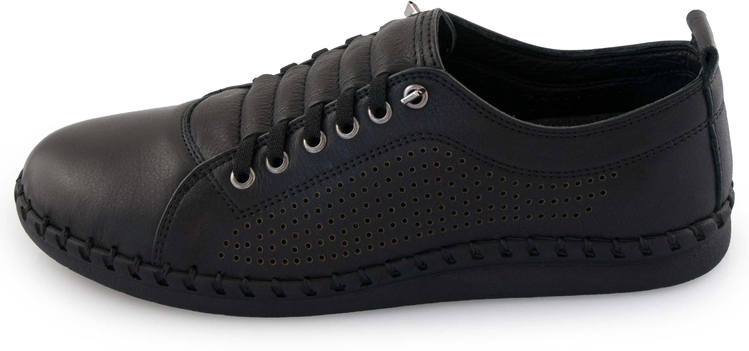 Dames Leren Schoenen Nell Esegui Zwart Zwart 41