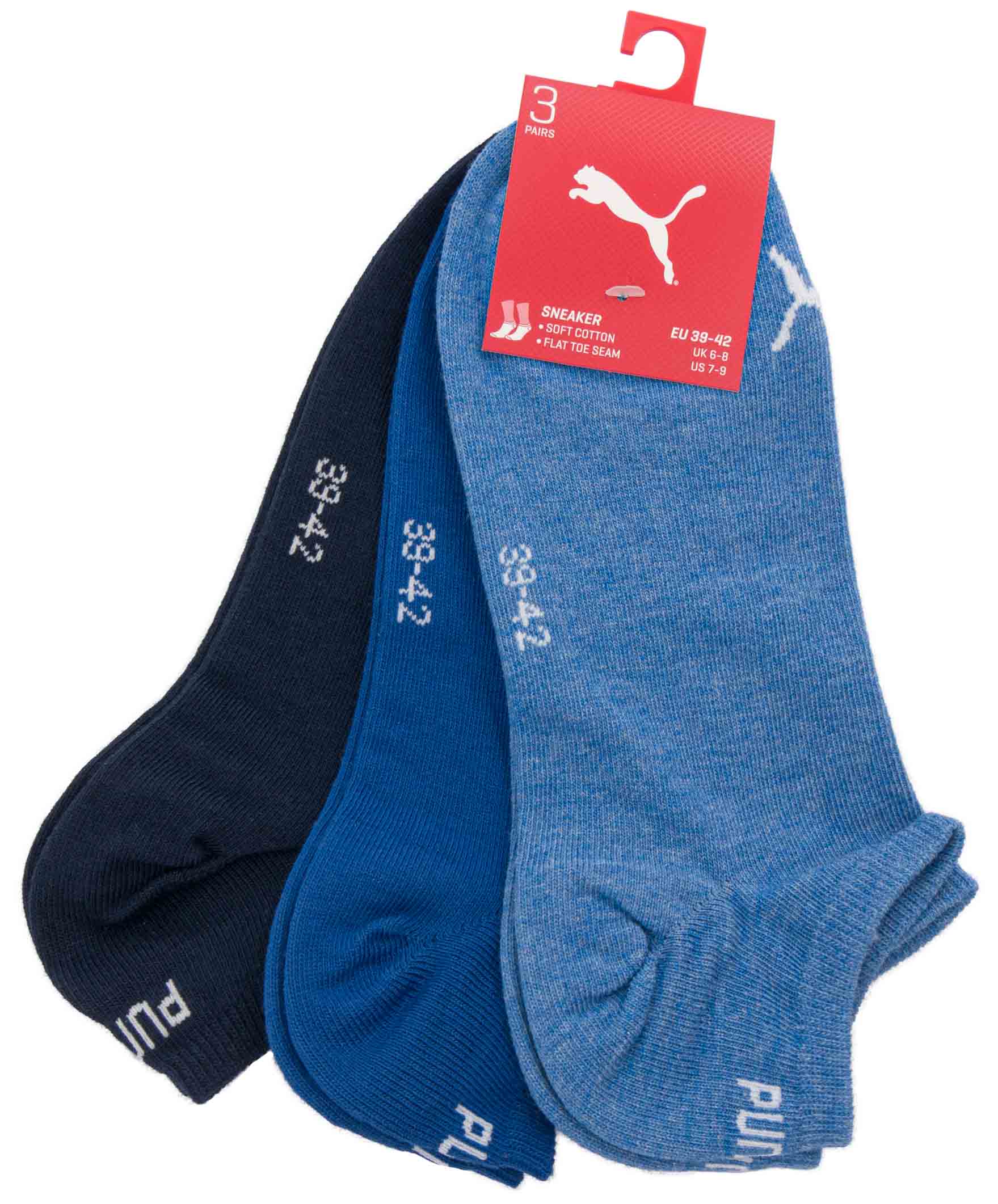 Puma cipő zokni 3-pack 43-46: lélegző és kényelmes