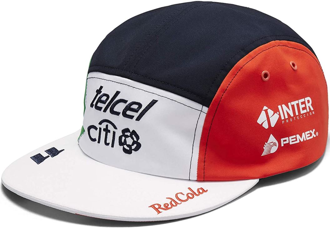 F1 sergio checo perez mexico cap multicolor white