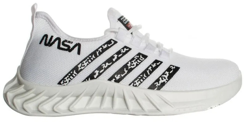 Hvide NASA -sneakers til mænd - størrelse 42