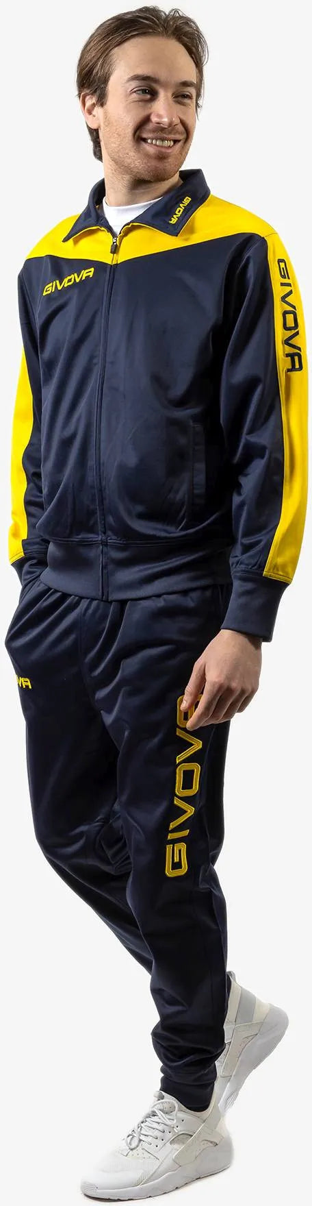 Sports Set Givova Roma Blue-Yellow 2xl