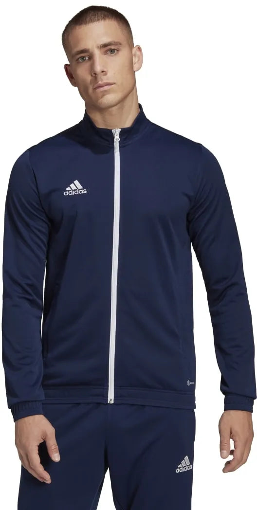 Men's adidas entrada 22 sports jacket navy blue xl