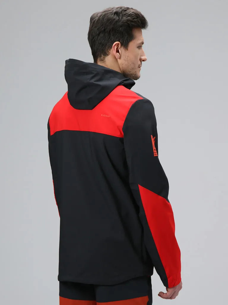 Herenjack Loaf Uldan Grijs -Rood 2xl - Warm & Trendy