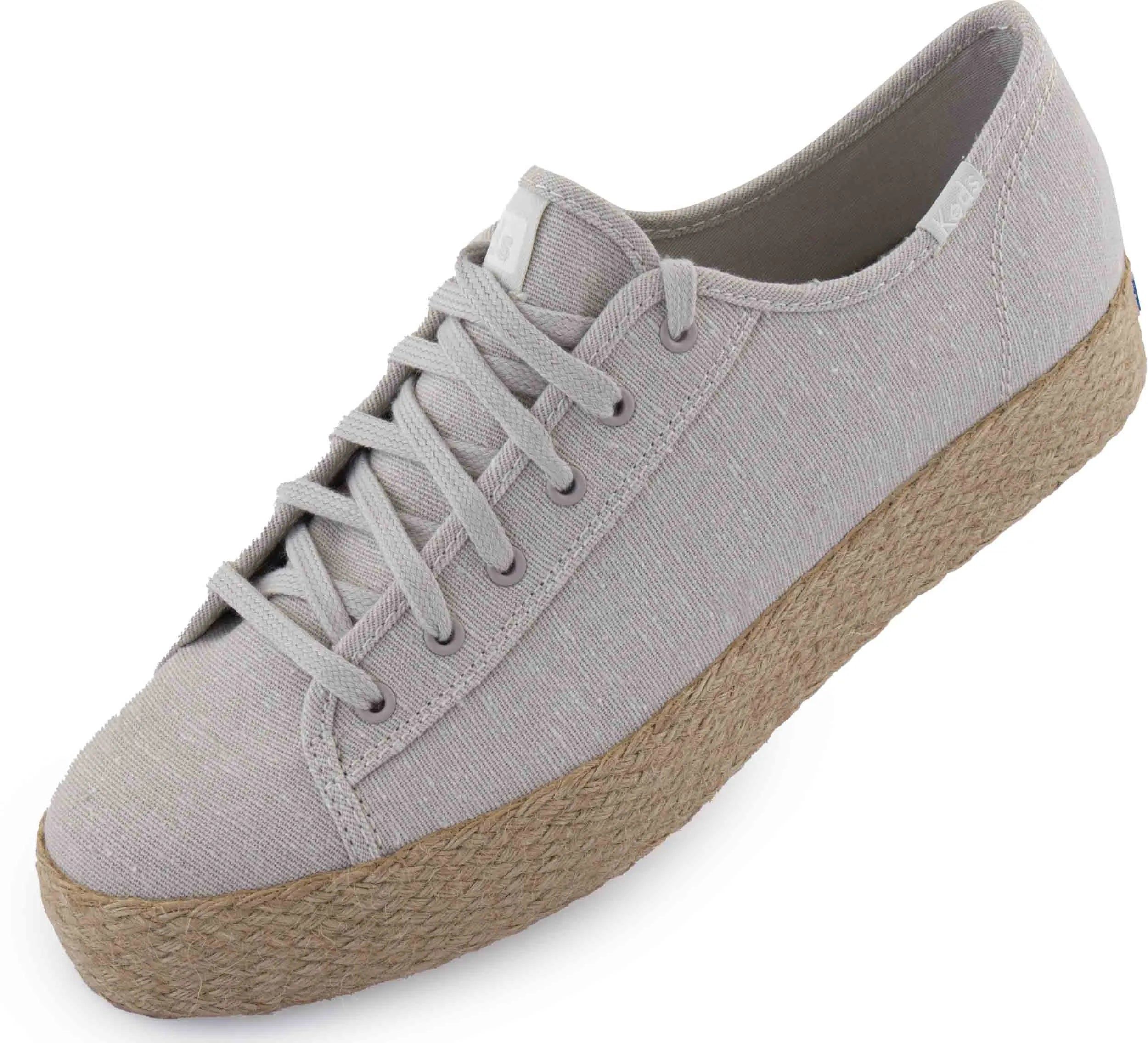 Frauenschuhe Keds Wms Triple Kick Jute Grey 39,5