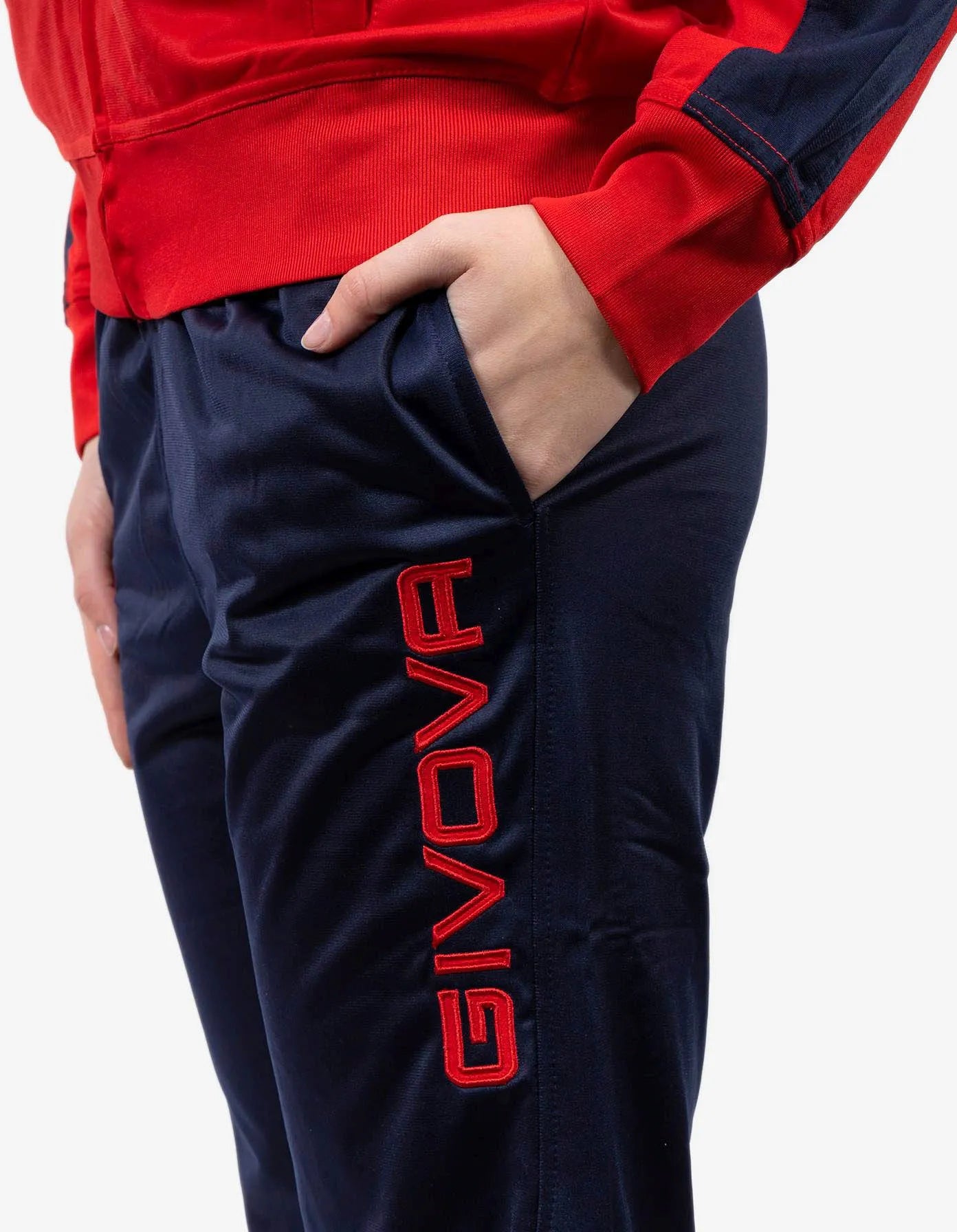 Sportset Givova Roma roodblauwe 2xl