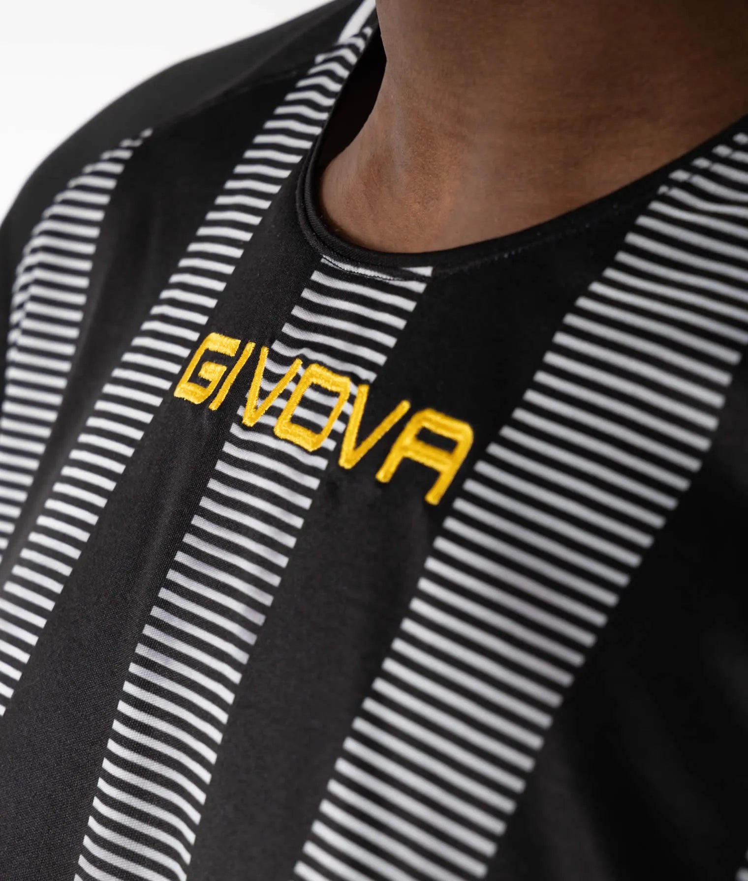 Sportovní tričko Givova Rugby Black-White M