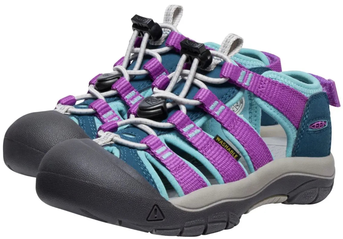 Keen jr newport boundless legion blue/willowherb purple 34