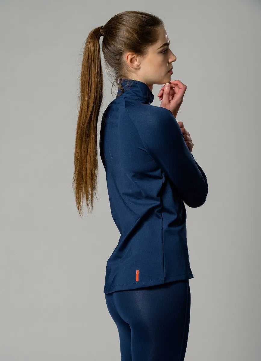 Dames eco thermal t -shirt Navy 2xs - durable et chaud