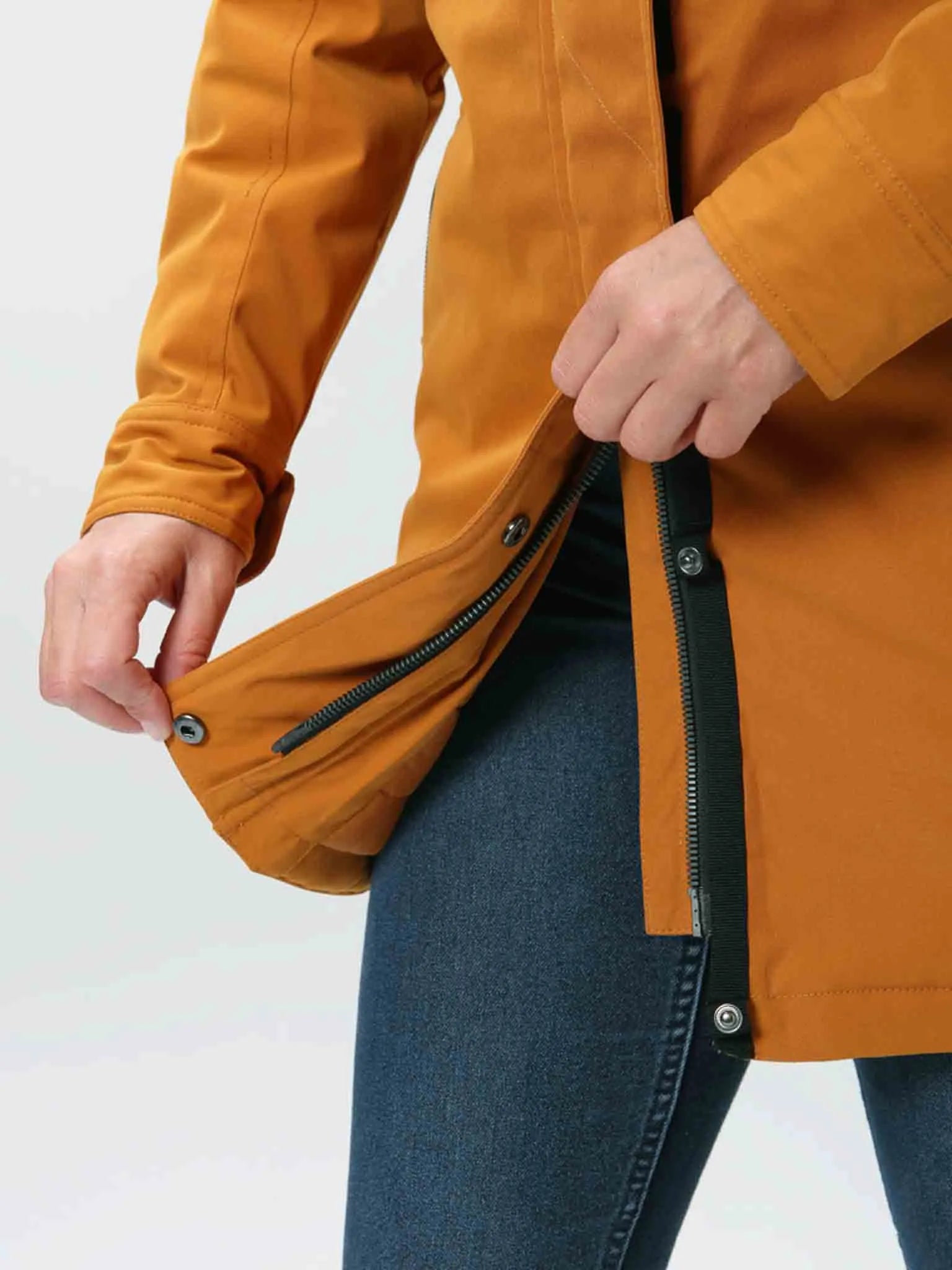 Women's coat loap nabra yellow m