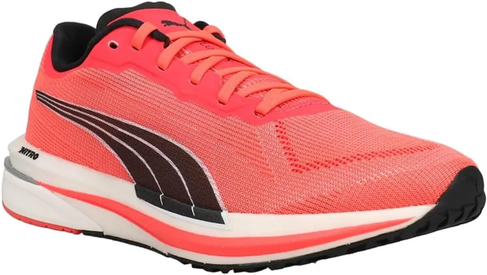 Dames Hardloopschoenen Puma Velocity Nitro Rood-Zwart-Wit 38.5