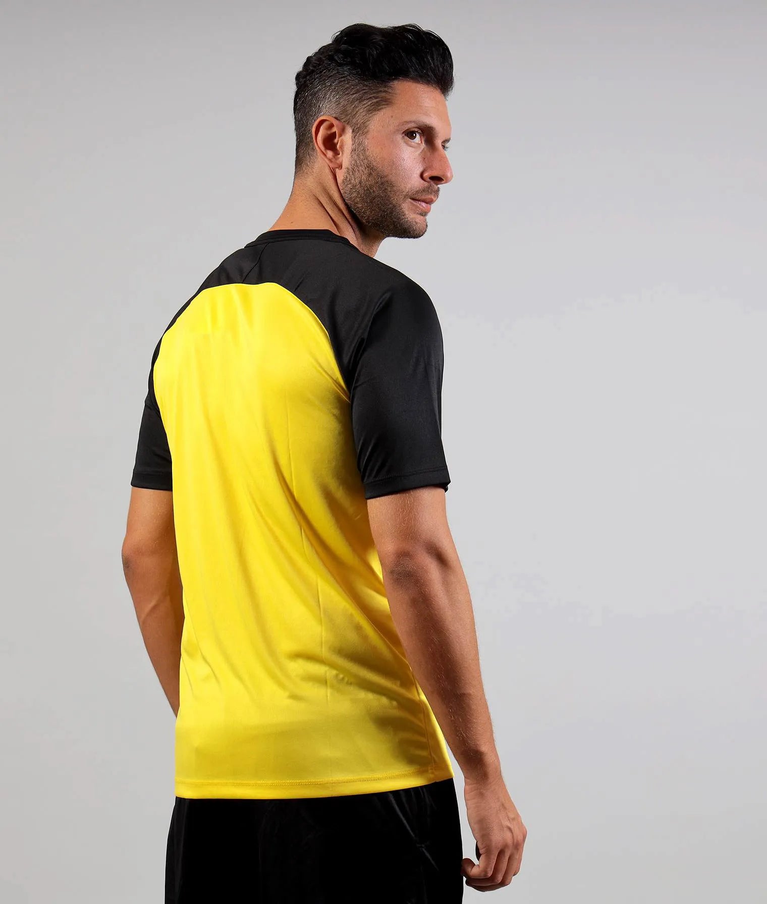 Camiseta deportiva Givova Capo Yellow-Black XS