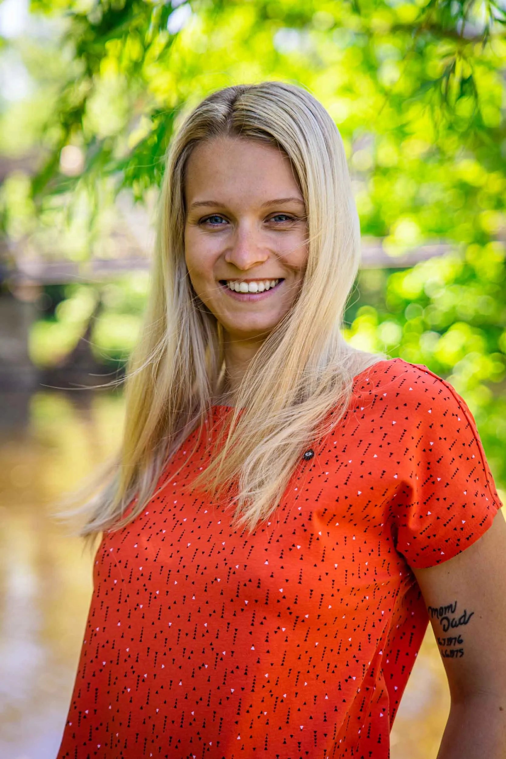 Rochie pentru femei loap Baskela Red, S