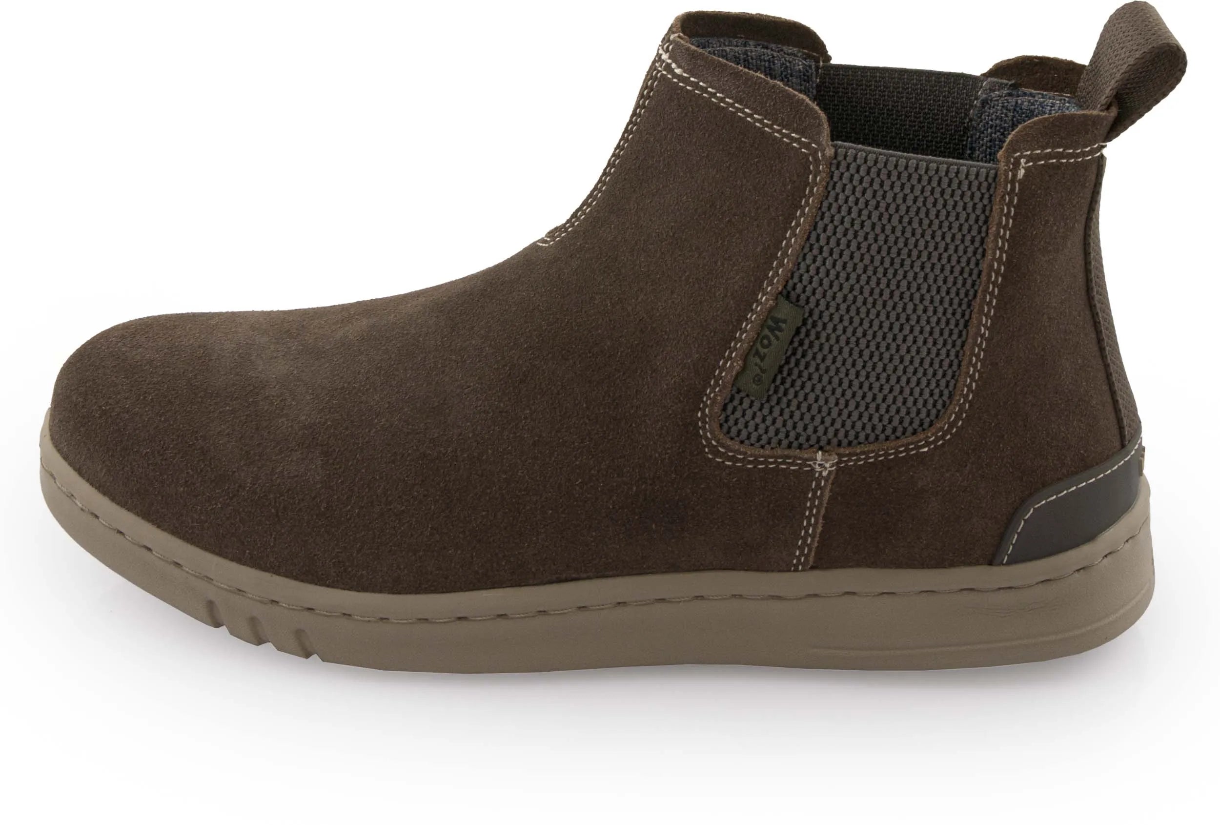 Zapatos de cuero de cuero Taupe Woz David 111 - Tamaño 44