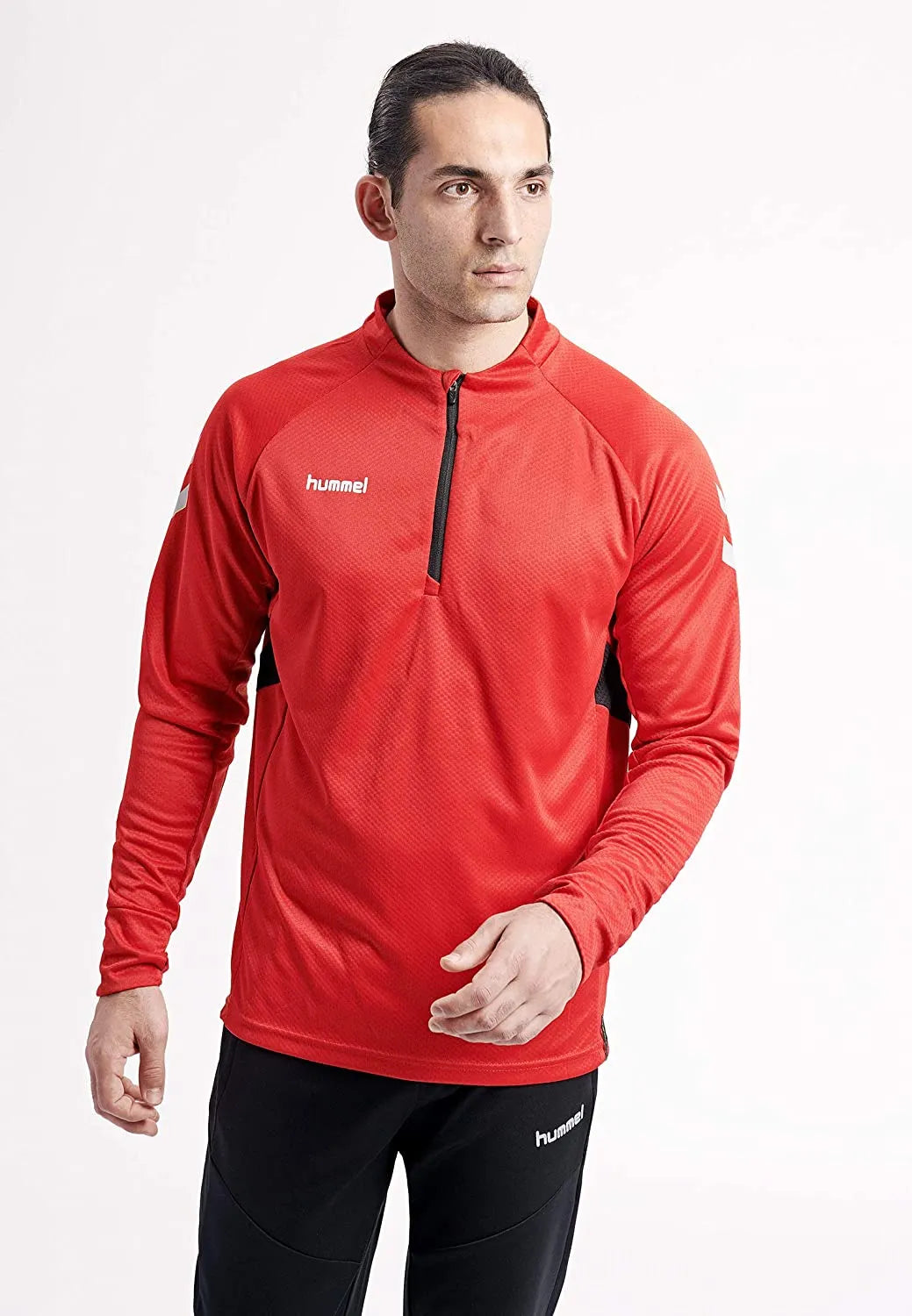Hummel Tech Bewegung halb Zip Hoodie Red L - Sporty & Funktional