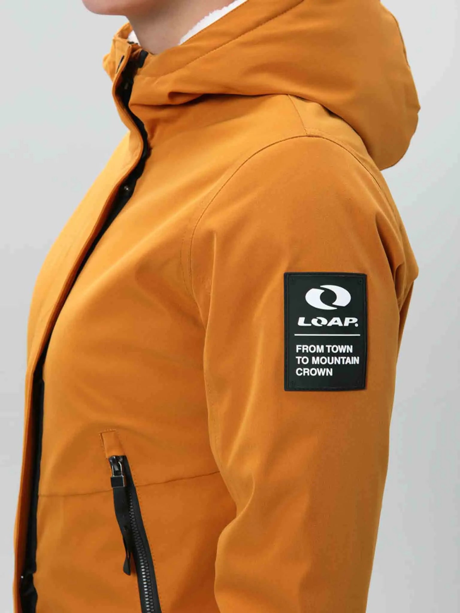 Women's coat loap nabra yellow s