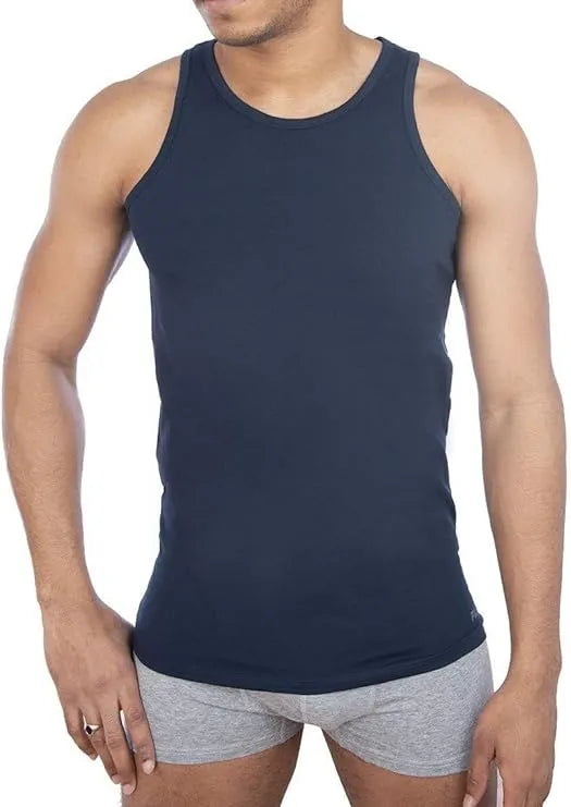 Fila Men Tanktop Navy Blue - traspirante e sportivo