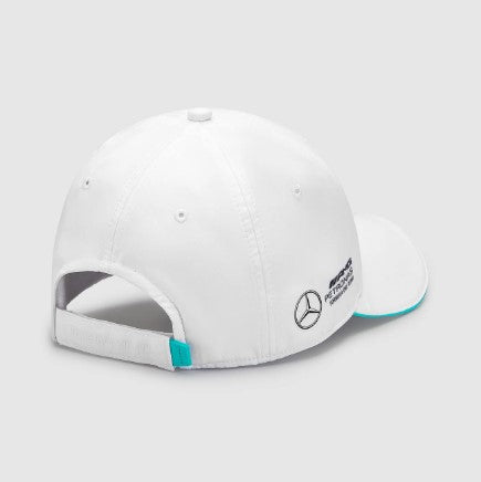 Mercedes AMG Petronas Witte Baseball Cap - Unisex Racingstijl