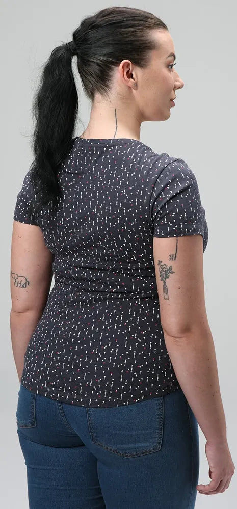 Kvinnors t-shirt loap baklava dblu, s