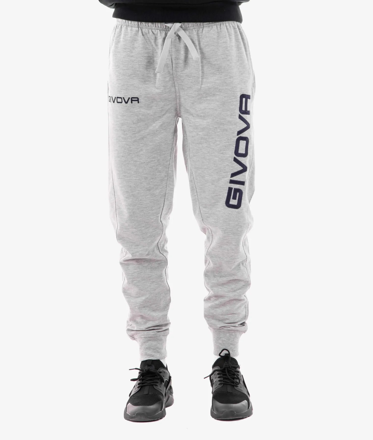 Jogginghosen Givova Hosen Big Logo grau grau m