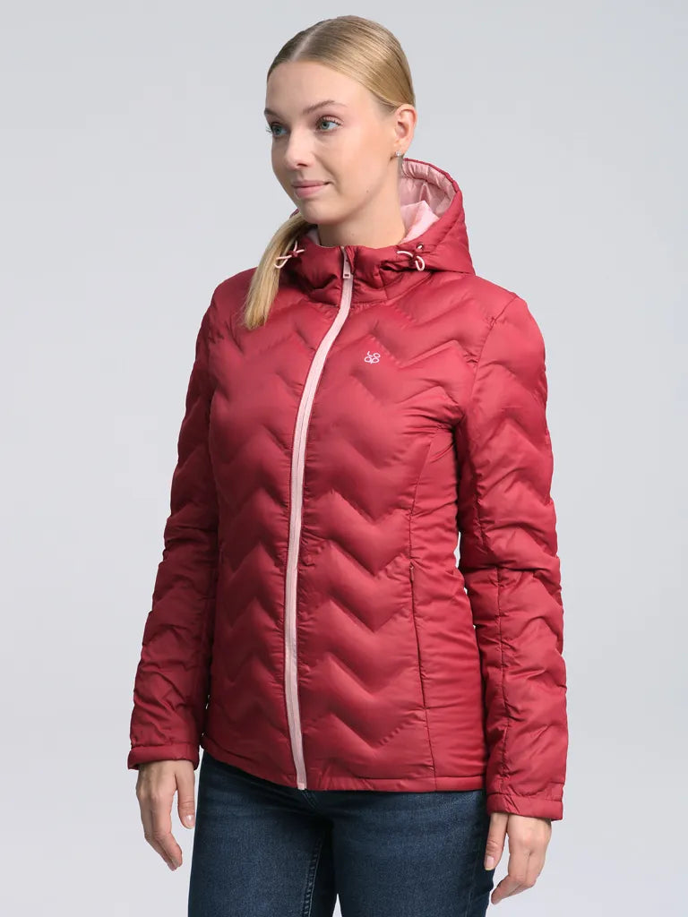 Women's winter jacket loap itira red m
