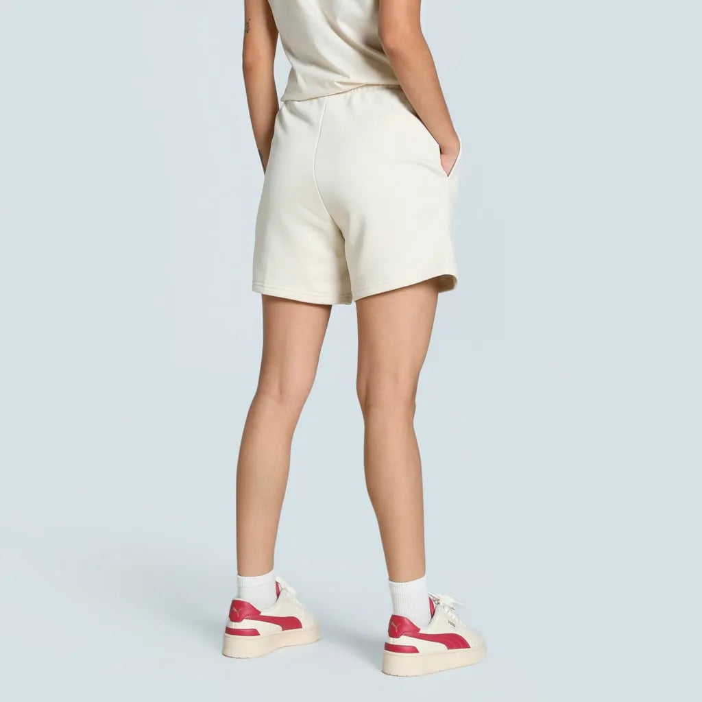 Dames pantaloni scurți de pantaloni scurți de scripturi cu talie mare 5 wit wit s