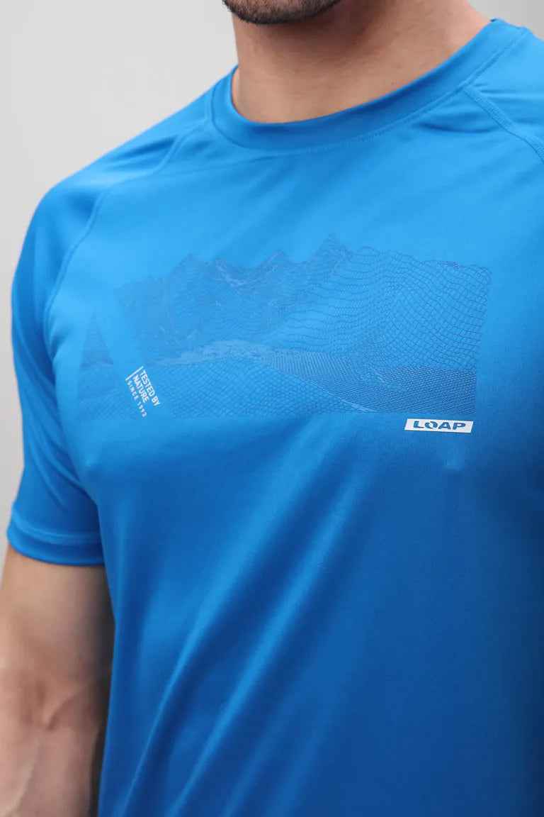 Heren Functioneel T-shirt loap myvac blauw blauw 2xl