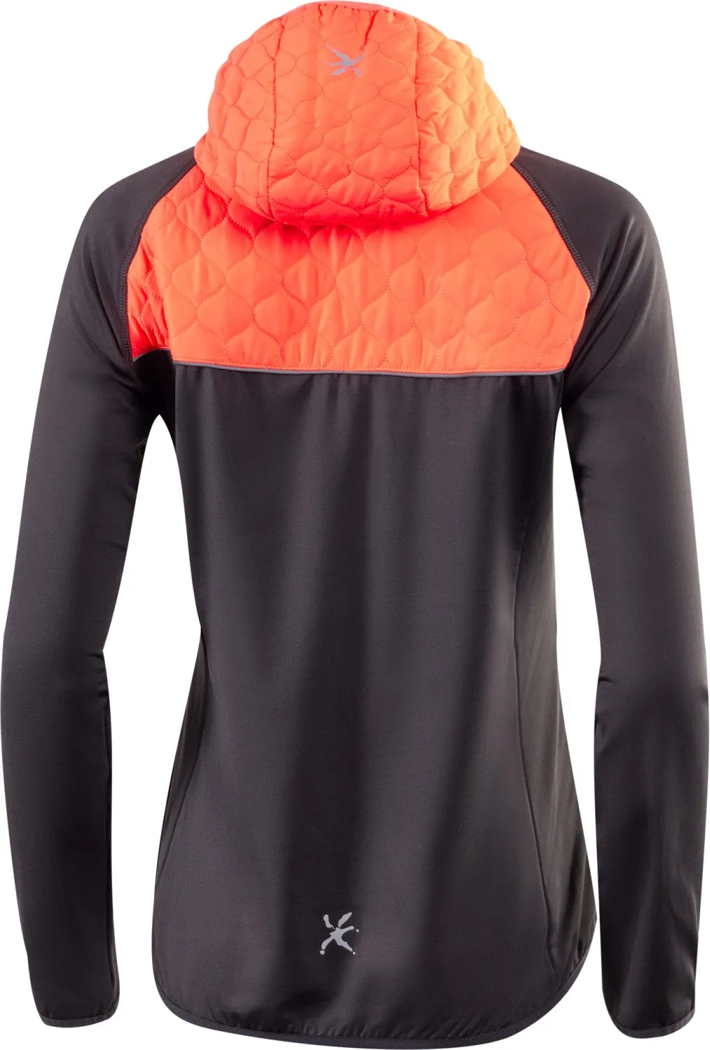 Kvinders sweatshirt Klimatex Romy Black-Orange, XS