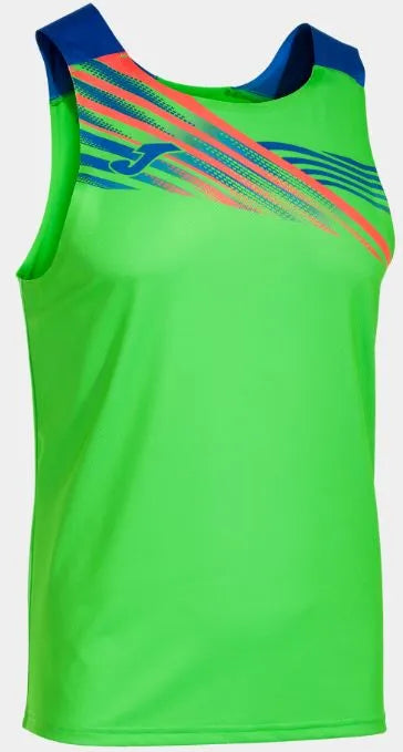 Joma Elite X Fluor Green-Royal Green M Sporttop Voor Heren