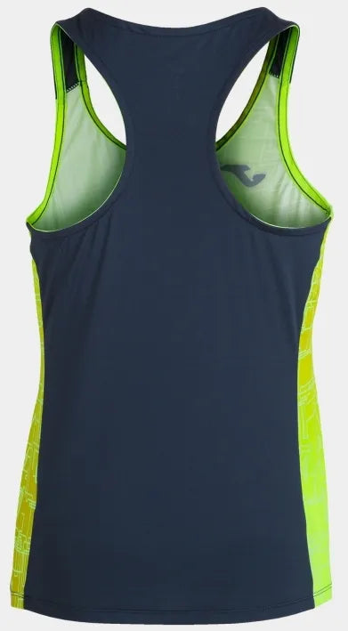 Kvinders kørende top Joma Elite VIII tank top fluor gul gul m