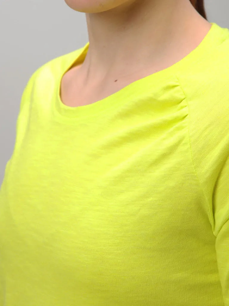 Dames t-shirt loap blueva groen groen l