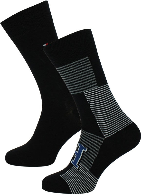Tommy Hilfiger Patch chaussettes Men 39-42 Mélange de coton