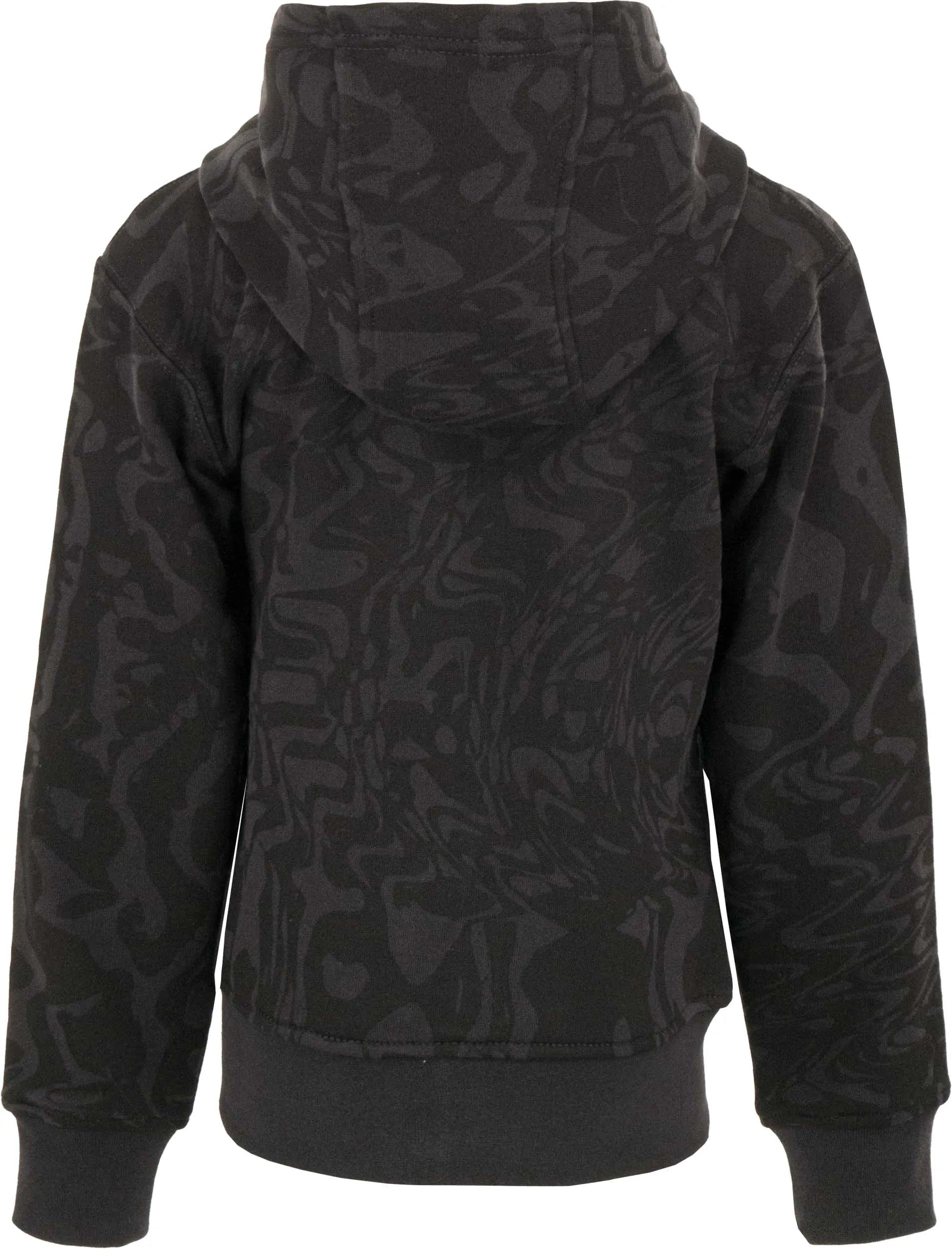 Nordblanc Kinderhoodie Met RITS Zwart Maat 110-116