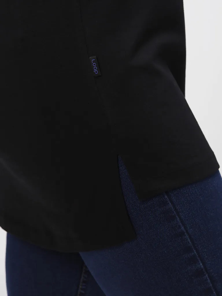 Damer T -tröja Abvera Black L - Komfort och stilfull design