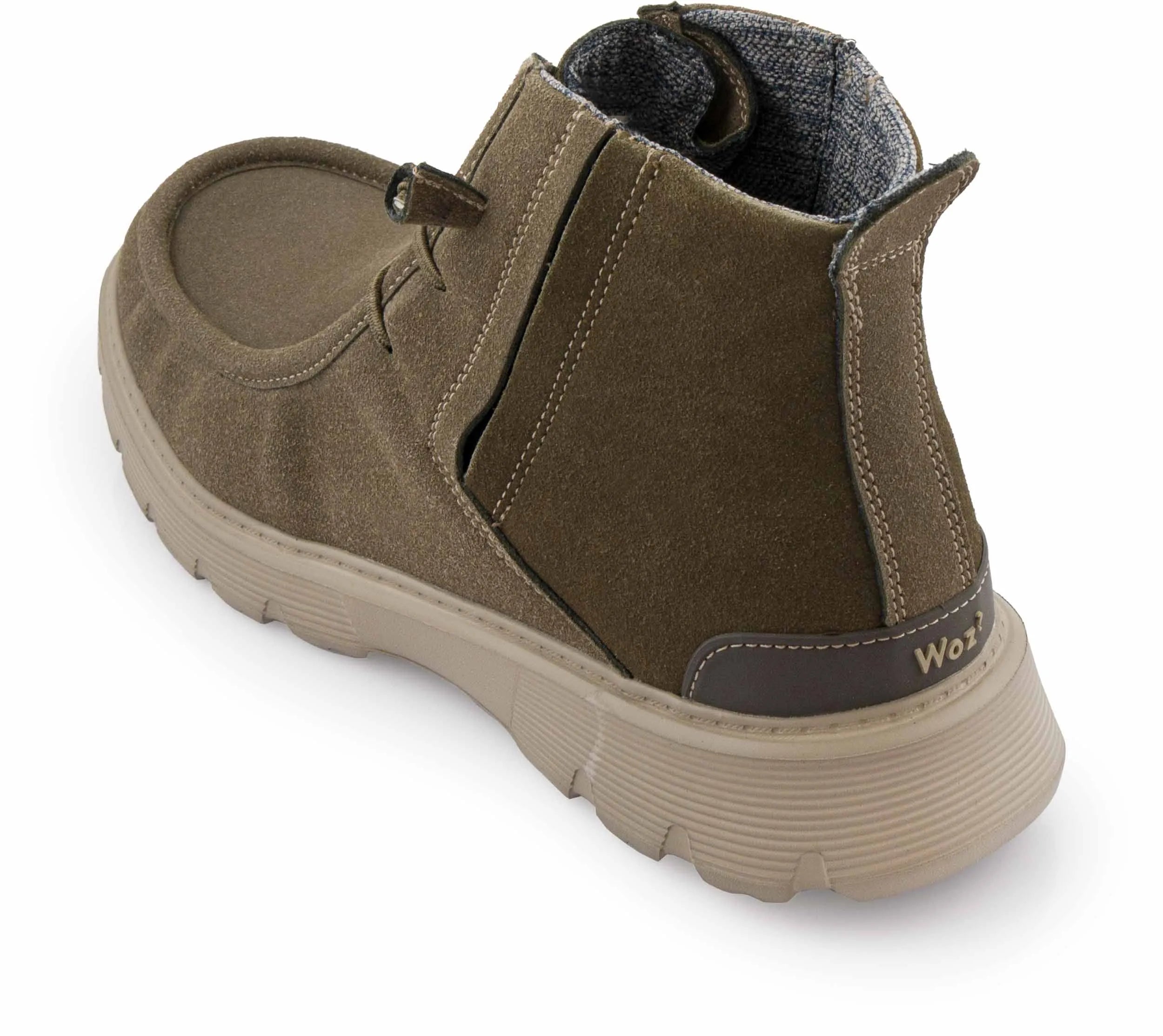 Woz Stuart 111 Buataisí na bhFear Taupe - Suede, Méid 45