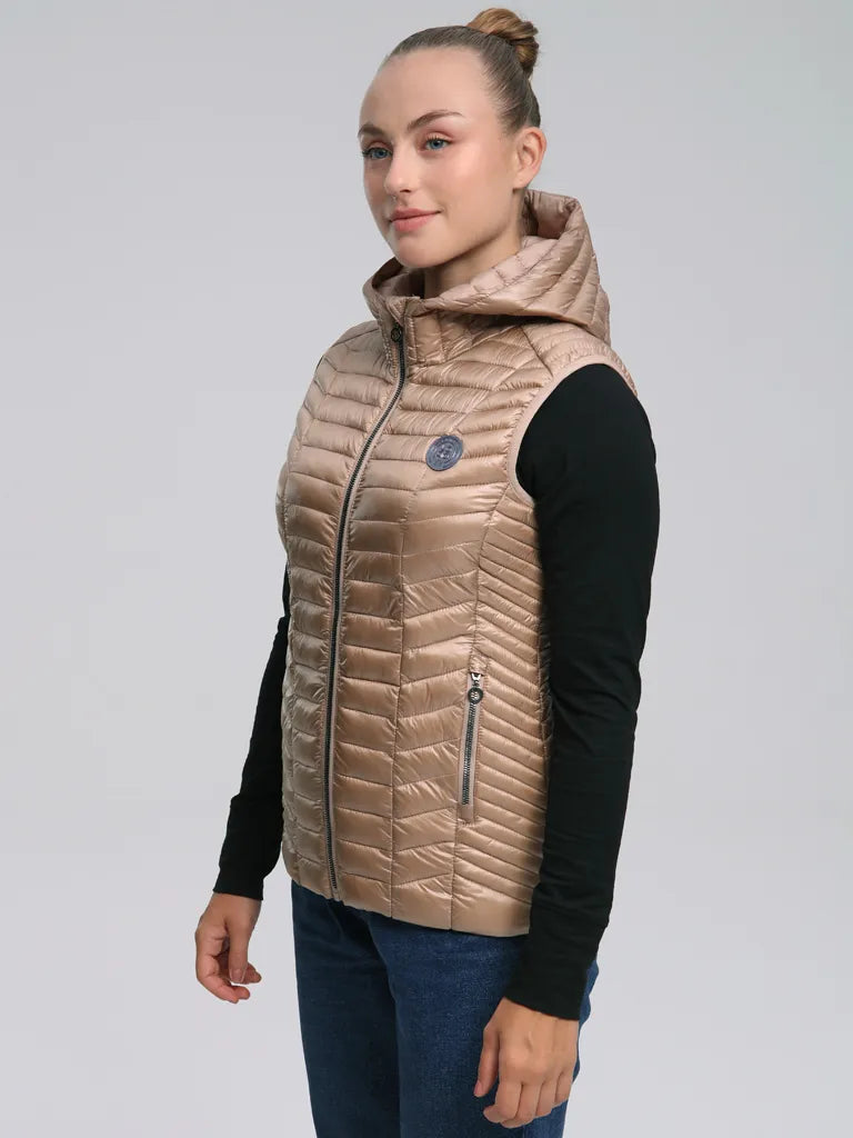 Women's Sportvest of Breatble Fleece för utomhus fitness