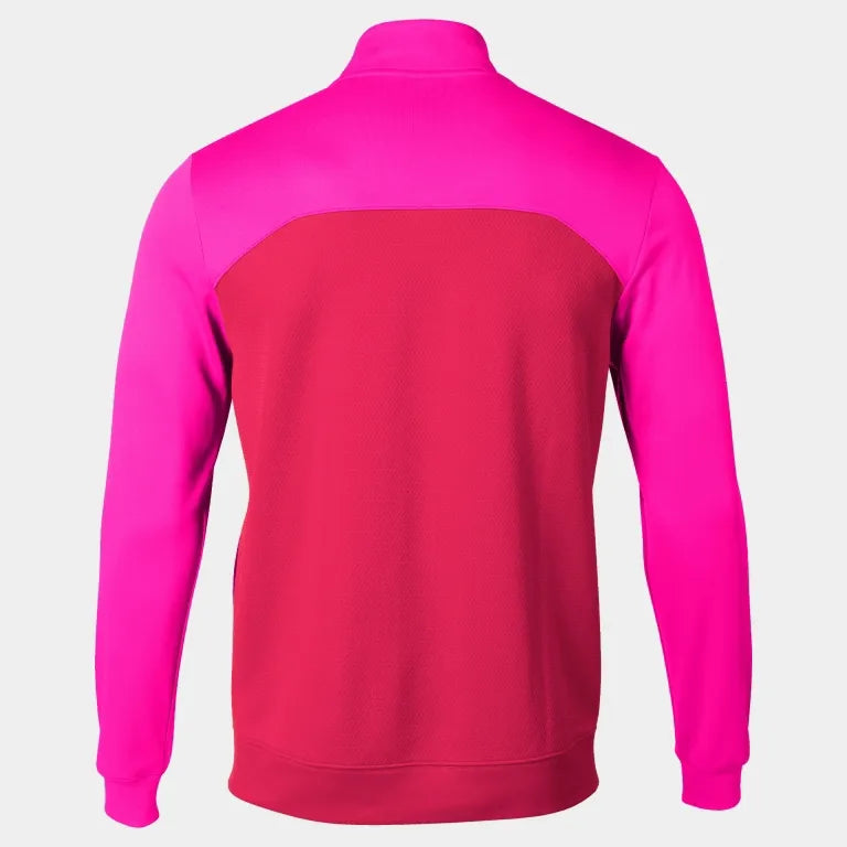 Športová mikina Joma Winner II Full Zip Fluor Pink Pink 3xl