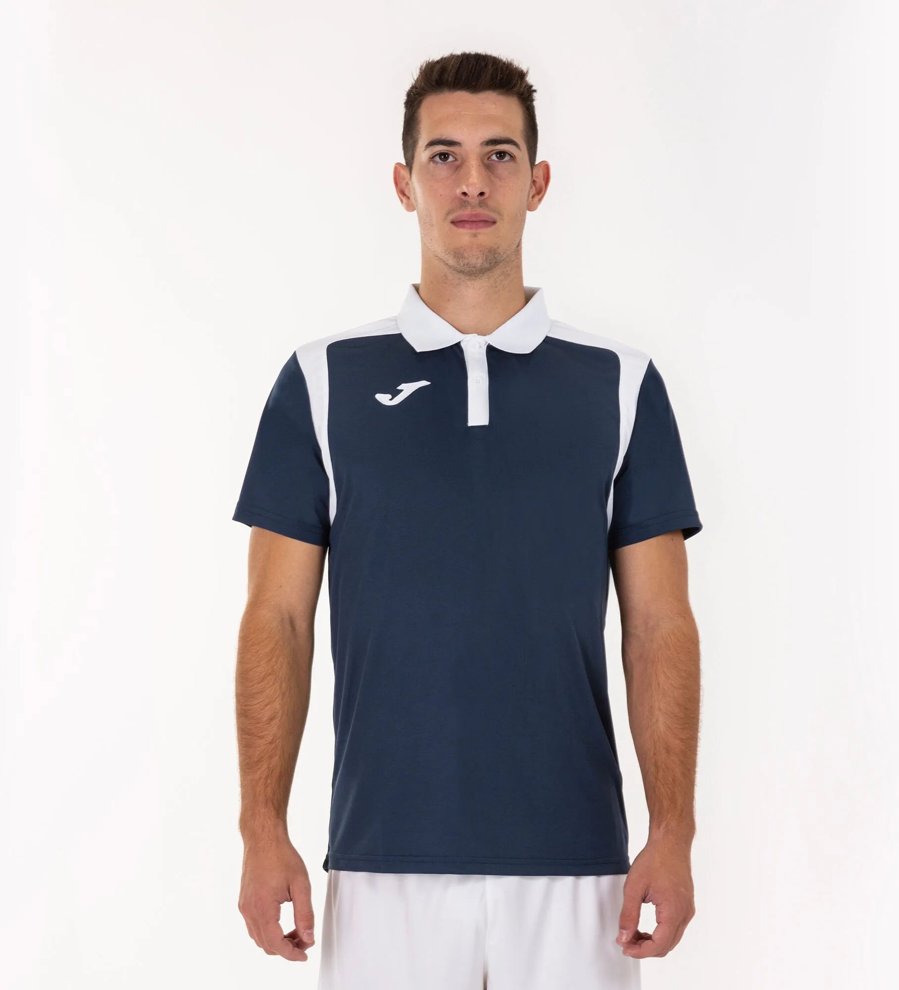 Joma Polo Championship Sports Shirt 2xs - Dark Blue/White