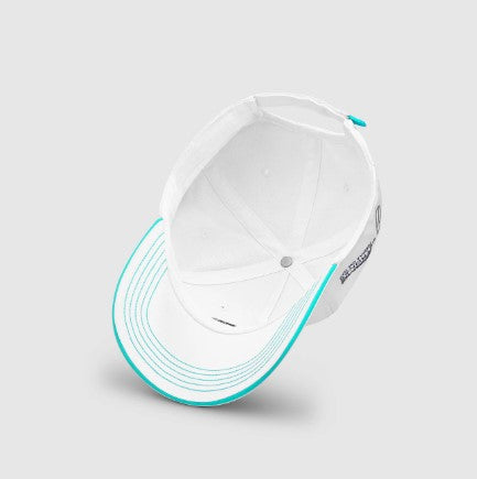 Mercedes AMG Petronas Witte Baseball Cap - Unisex Racingstijl
